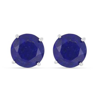 BUY NATURAL LAPIS LAZULI SINGLE STONE EARRINGS